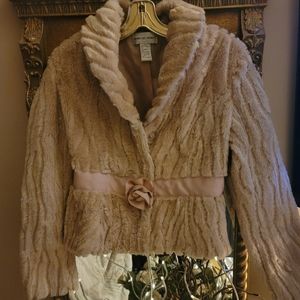 SUPER CUTE FAUX FUR JACKET